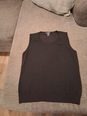 august silk Black Men's Sleeveless Knit Tank